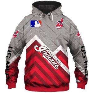 Cleveland Indians Pullover And Zippered Hoodies Custom 3D Cleveland Indians Graphic Printed 3D Hoodie All Over Print Hoodie For Men For Women - 98c9b3d8ba37