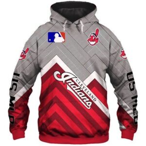 Cleveland Indians Pullover And Zippered Hoodies Custom 3d Cleveland Indians Graphic Printed 3d Hoodie All Over Print Hoodie For Men For Women - 61f2207d7167