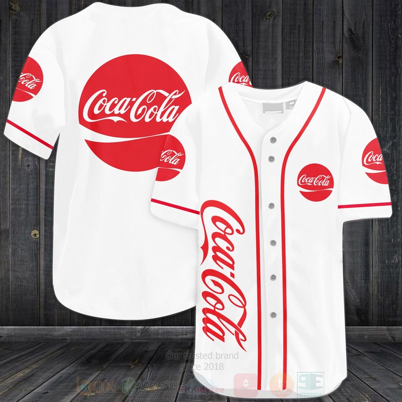 Coca-Cola Baseball Jersey Shirt Coca-Cola Baseball Jersey Shirt