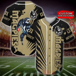 Collingwood Magpies Afl Personalized Baseball Jersey