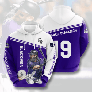 Colorado Rockies Charlie Blackmon 19 3D Hoodie - 08a77ec5ddcd