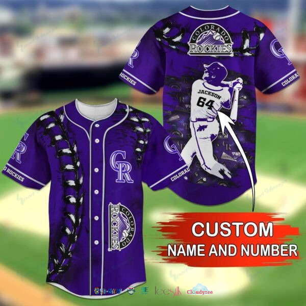 Colorado Rockies Mlb Personalized Baseball Jersey Shirt Colorado Rockies Mlb Personalized Baseball Jersey Shirt