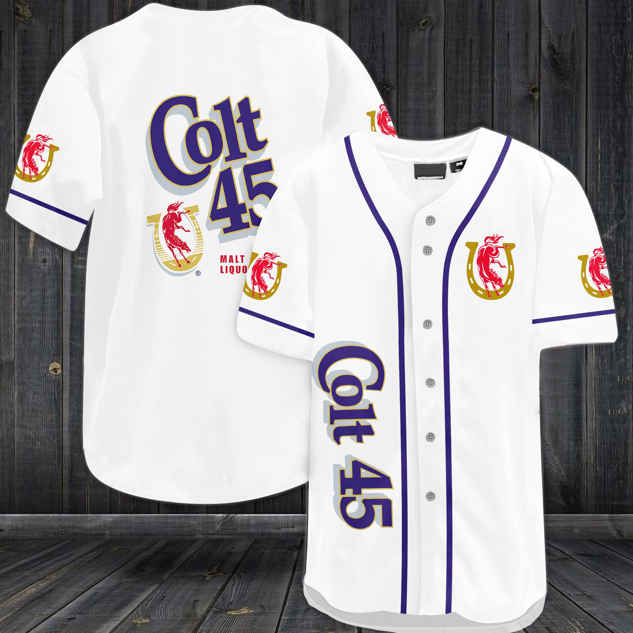 Colt 45 Beer Baseball Jersey Colt 45 Beer Baseball Jersey
