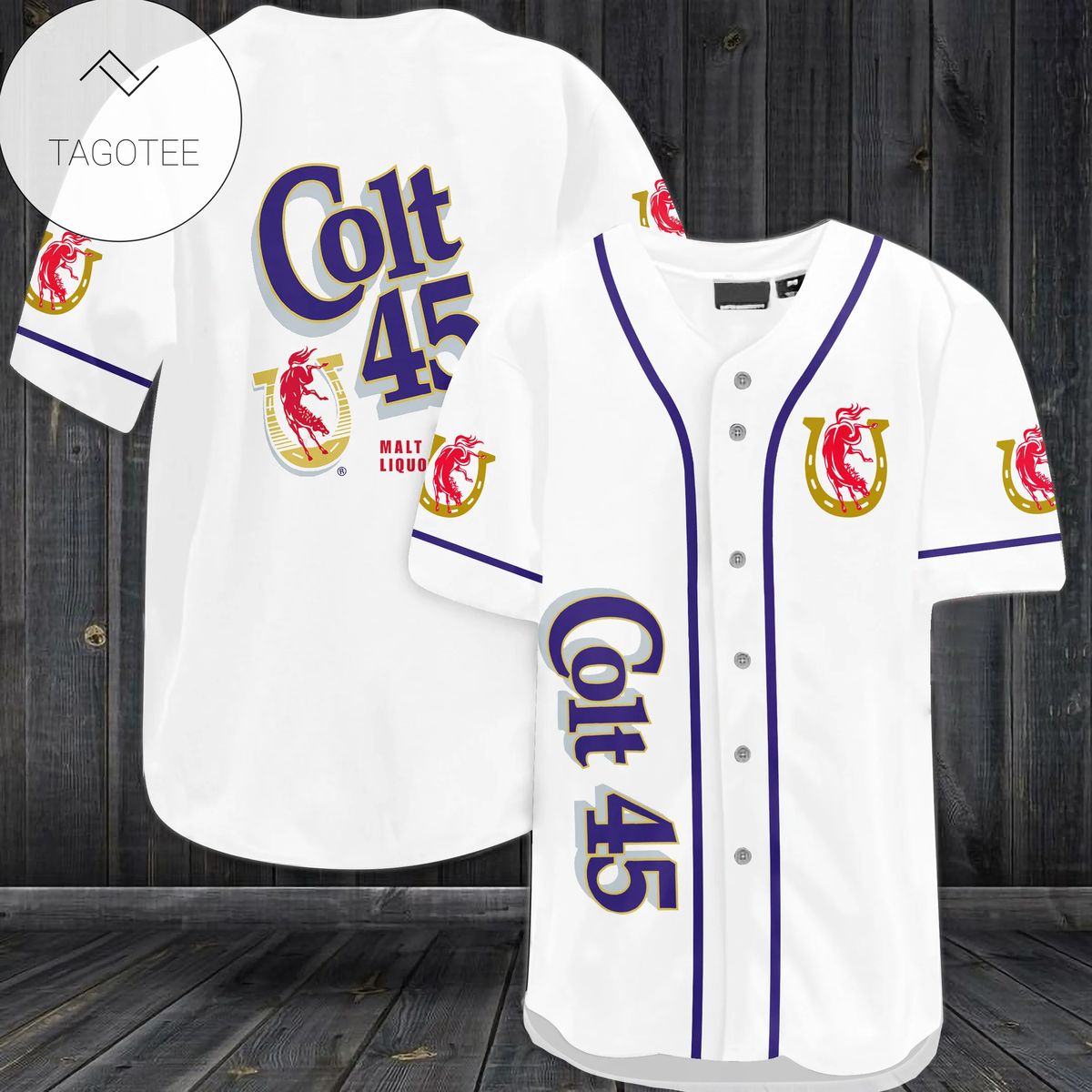 Colt 45 Malt Liquor Logo Baseball Jersey Shirt Colt 45 Malt Liquor Logo Baseball Jersey Shirt