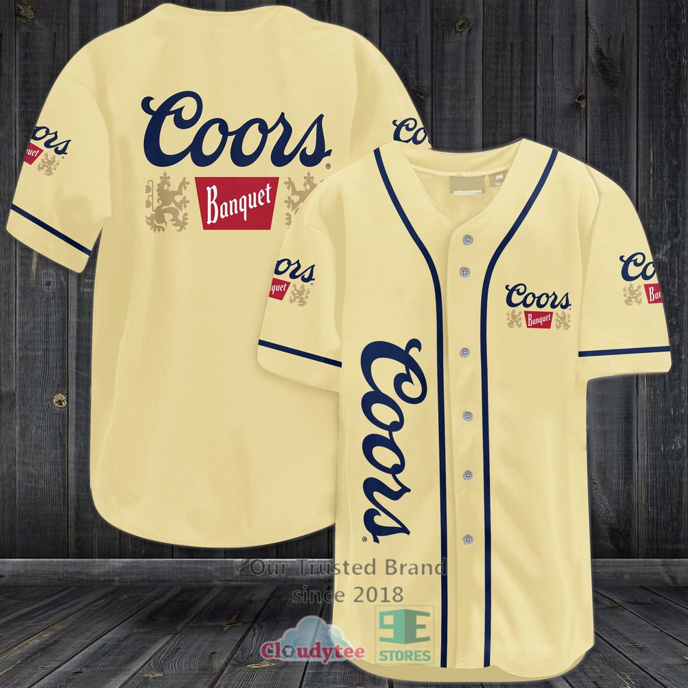 Coors Brewing Company Baseball Jersey Shirt Coors Brewing Company Baseball Jersey Shirt
