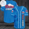 Coors Light And Skull Baseball Jersey Shirt