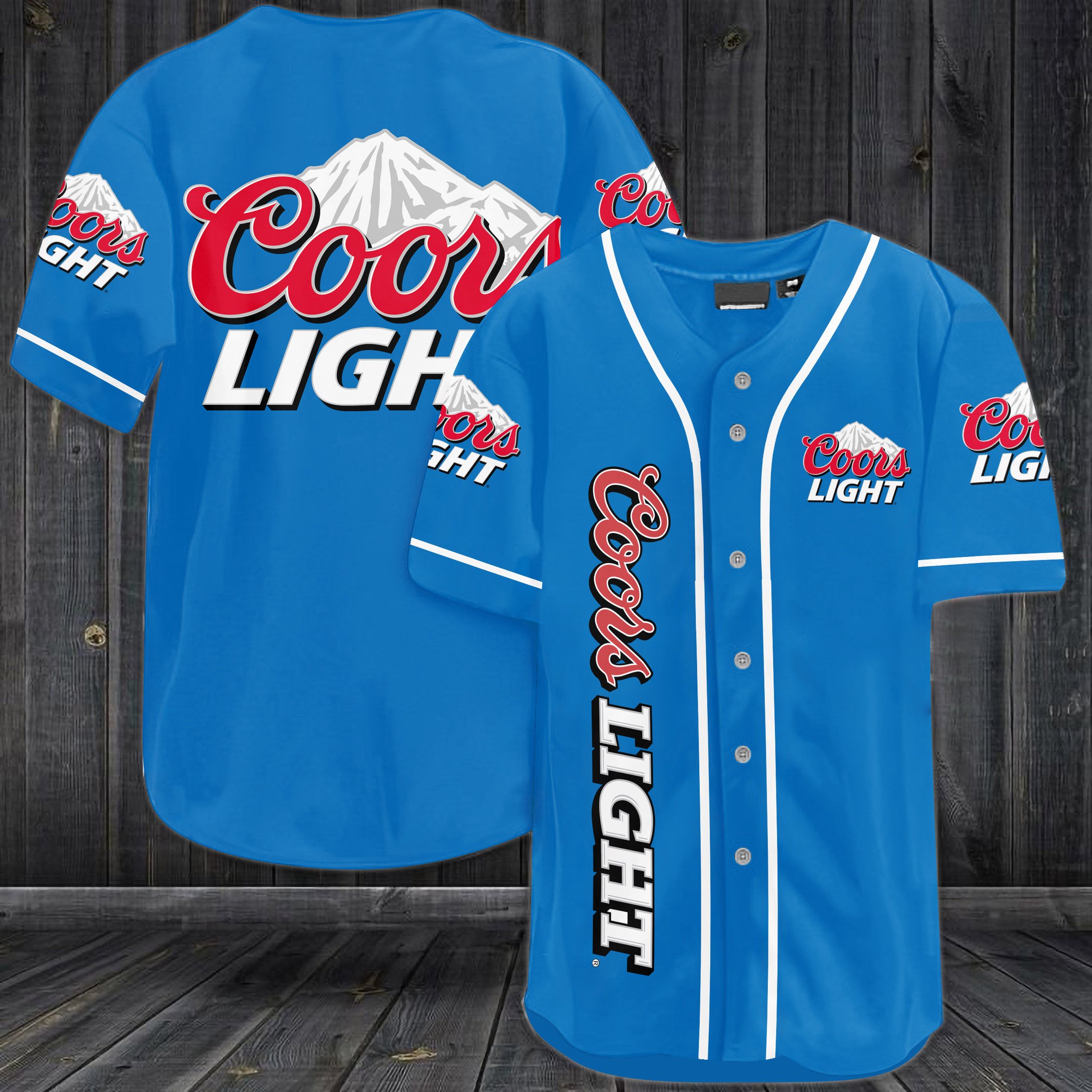 Coors Light Baseball Jersey Coors Light Baseball Jersey