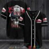 Coors Light Us Flag Skull Black Baseball Jersey