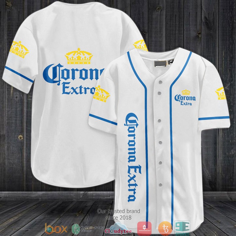 Corona Extra Baseball Jersey Shirt Corona Extra Baseball Jersey Shirt