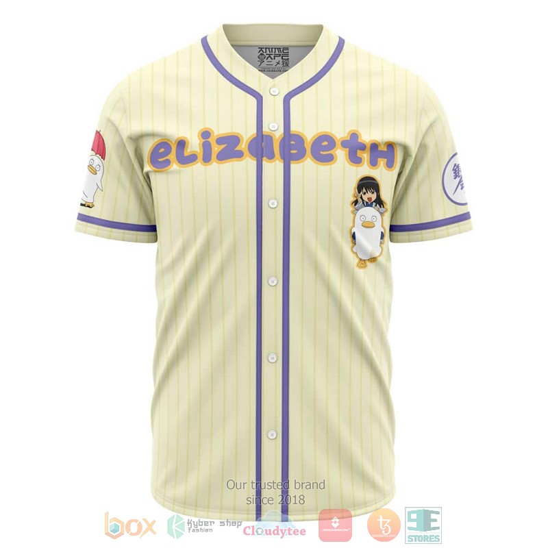 Cosmic Elizabeth Gintama Baseball Jersey Cosmic Elizabeth Gintama Baseball Jersey