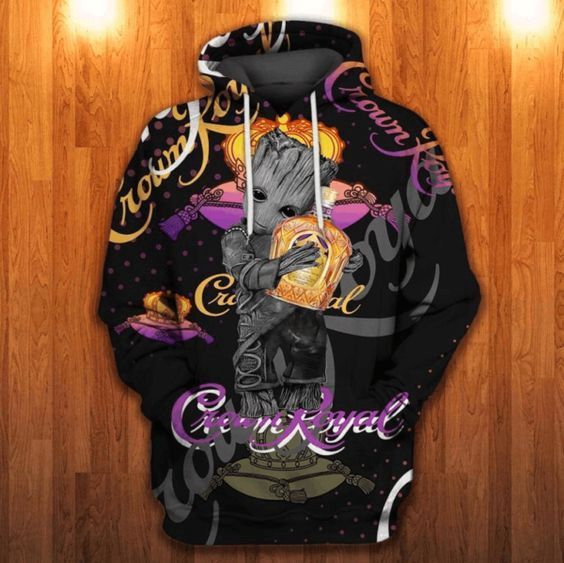 Crown Royal Groot Pullover And Zip Pered Hoodies Custom 3D Graphic Printed 3D Hoodie All Over Print Hoodie For Men For Women - f2dfe22700d9 Crown Royal Groot Pullover And Zip Pered Hoodies Custom 3D Graphic Printed 3D Hoodie All Over Print Hoodie For Men For Women - f2dfe22700d9