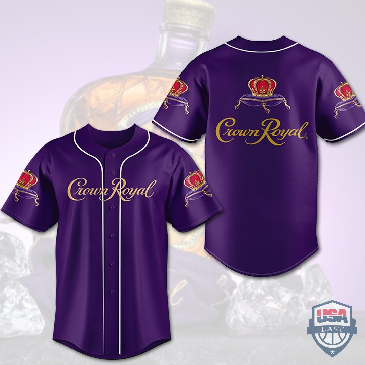 Crown Royal Whisky Baseball Jersey Shirt Crown Royal Whisky Baseball Jersey Shirt