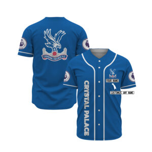 Crystal Palace Custom Name Baseball Jersey