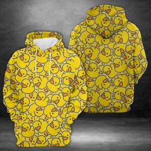 Cute Duck 3D Printed Hoodie/Zipper Hoodie - 57bdcfb97dec