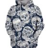 DAY OF THE DEAD SUGAR SKULL 3D Hoodie For Men For Women All Over Printed Hoodie - f17c34593c05