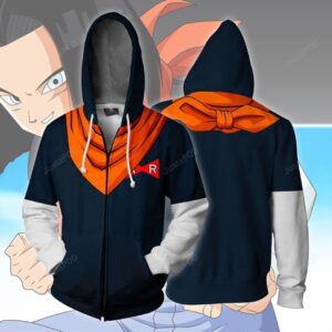 DRAGON BAAL Z ï¿½ Android 17 Cosplay 3D Hoodie For Men Women All Over 3D Printed Hoodie - 2fe9a76124b4