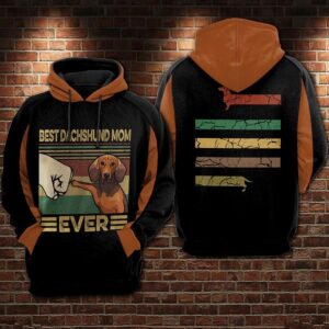 Dachshund Mom 3D Hoodie All Over Printed Hoodie - 93c95b1683ef