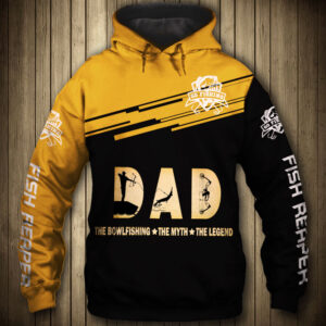 Dad The Bowfishing The Myth The Legend 3D Printed Hoodie/Zipper Hoodie - f25284175828