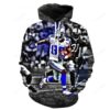 Dallas Cowboys 88 Pullover And Zippered Hoodies Custom 3d Dallas Cowboys Graphic Printed 3d Hoodie All Over Print Hoodie For Men For Women - 715d9eb5582f
