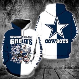Dallas Cowboys All Time 3D Hoodie For Men For Women All Over Printed Hoodie - d1a188ee3a3c