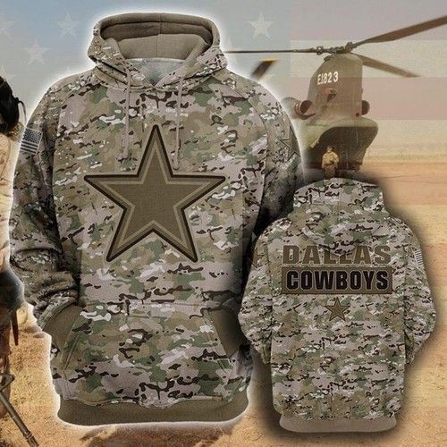 Dallas Cowboys Camourflage Veteran Pullover And Zippered Hoodies Custom 3d Graphic Printed 3d Hoodie All Over Print Hoodie For Men For Women - fe9956a138a0 Dallas Cowboys Camourflage Veteran Pullover And Zippered Hoodies Custom 3d Graphic Printed 3d Hoodie All Over Print Hoodie For Men For Women - fe9956a138a0
