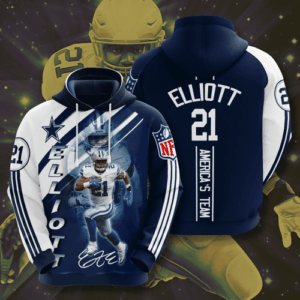 Dallas Cowboys Ezekiel Elliott 3D Hoodie For Men For Women - 03a5af549cfc