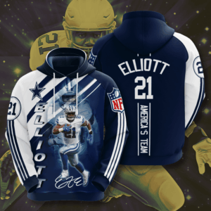 Dallas Cowboys Ezekiel Elliott 3D Hoodie For Men For Women All Over Printed Hoodie - 6fb9fe4e6194