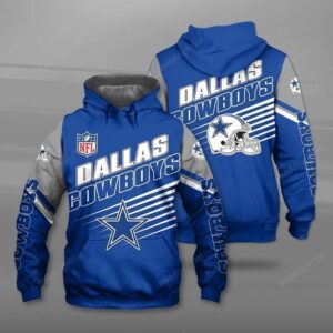 Dallas Cowboys Fan Nfl Blue 3D Hoodie - f71f493ce05a