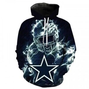 Dallas Cowboys Ice Hot Pullover And Zippered Hoodies Custom 3D Graphic Printed 3D Hoodie All Over Print Hoodie For Men For Women - 650a14667b54