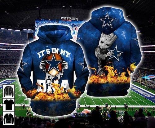 Dallas Cowboys Its My Dna Groot Pullover And Zippered Hoodies Custom 3d Graphic Printed 3d Hoodie All Over Print Hoodie For Men For Women - e0c021537b84 Dallas Cowboys Its My Dna Groot Pullover And Zippered Hoodies Custom 3d Graphic Printed 3d Hoodie All Over Print Hoodie For Men For Women - e0c021537b84