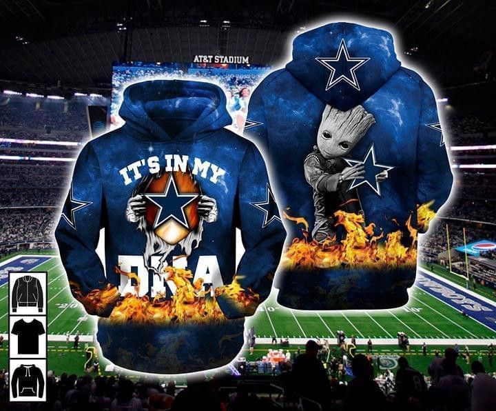 Dallas Cowboys Its My Dna Groot Zip 3D Hoodie All Over Print - 829317e890bd Dallas Cowboys Its My Dna Groot Zip 3D Hoodie All Over Print - 829317e890bd