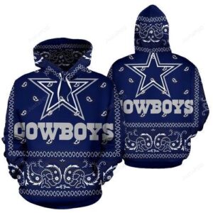 Dallas Cowboys Nfl Football Blue 3d Hoodie For Men For Women Dallas Cowboys All Over Printed Hoodie. Dallas Cowboys 3d Full Printing Shirt - 95437a3391d7