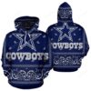Dallas Cowboys Nfl Football Blue 3d Hoodie For Men For Women Dallas Cowboys All Over Printed Hoodie. Dallas Cowboys 3d Shirt - 6532469ceb67