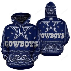 Dallas Cowboys Nfl Football Blue 3d Hoodie For Men For Women Dallas Cowboys All Over Printed Hoodie. Dallas Cowboys 3d Shirt - 6532469ceb67