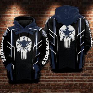 Dallas Cowboys Nfl Football Punisher Skull Star 3D Hoodie For Men For Women Dallas Cowboys All Over Printed Hoodie. Dallas Cowboys 3D Full Printing Shirt - 03fd01348f4e