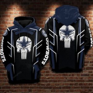Dallas Cowboys Nfl Football Punisher Skull Star 3d Hoodie For Men For Women Dallas Cowboys All Over Printed Hoodie. Dallas Cowboys 3d Full Printing Shirt - 52a8d81c0f91