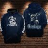 Dallas Cowboys Nfl Football Skull Dark Blue 3d Hoodie For Men For Women Dallas Cowboys All Over Printed Hoodie. Dallas Cowboys 3d Shirt - 7a39cb11679b