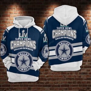Dallas Cowboys Nfl Football Super Bowl Champion 3d Hoodie For Men For Women Dallas Cowboys All Over Printed Hoodie. Dallas Cowboys 3d Shirt - 48723fd0dc19