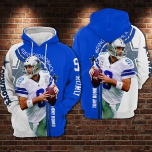 Dallas Cowboys Nfl Football Tony Romo 3d Hoodie For Men For Women Dallas Cowboys All Over Printed Hoodie. Dallas Cowboys 3d Shirt - 781543aefbe4
