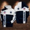 Dallas Cowboys Nfl Football White 3d Hoodie For Men For Women Dallas Cowboys All Over Printed Hoodie. Dallas Cowboys 3d Shirt - 66f148da758c
