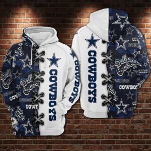 Dallas Cowboys Nfl Football White 3d Hoodie For Men For Women Dallas Cowboys All Over Printed Hoodie. Dallas Cowboys 3d Shirt - e5fed42c2548