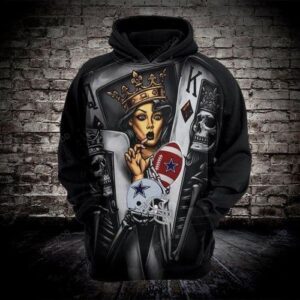 Dallas Cowboys Poker Pullover And Zippered Hoodies Custom 3d Dallas Cowboys Graphic Printed 3d Hoodie All Over Print Hoodie For Men For Women - cadfe40ac3c9