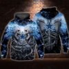 Dallas Cowboys Skeleton 3D Hoodie - ab908150d6de