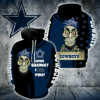 Dallas Cowboys Skull Full All Over Print 3D Hoodie For Men And Women - ad68b6f6c5f4