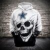Dallas Cowboys Skull Star Pullover And Zippered Hoodies Custom 3D Dallas Cowboys Graphic Printed 3D Hoodie All Over Print Hoodie For Men For Women - 981cd5c0e22a