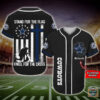 Dallas Cowboys Stand For The Flag Kneel For The Cross Baseball Jersey Shirt