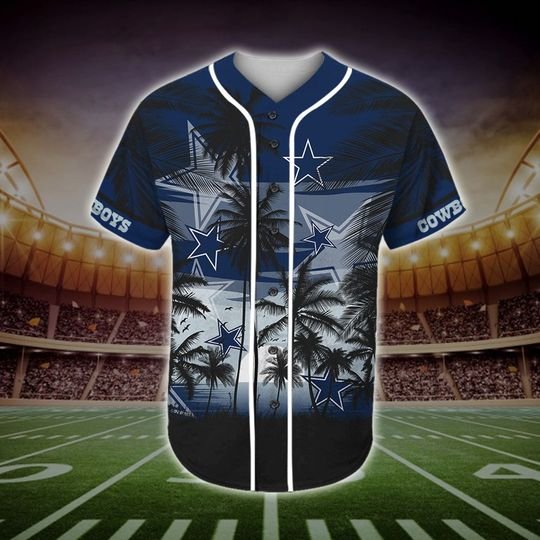 Dallas Cowboys Tropical Baseball Jersey Dallas Cowboys Tropical Baseball Jersey