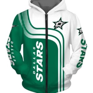 Dallas Stars Pullover And Zippered Hoodies Custom 3D Dallas Stars Graphic Printed 3D Hoodie All Over Print Hoodie For Men For Women - 11dd4198ecde