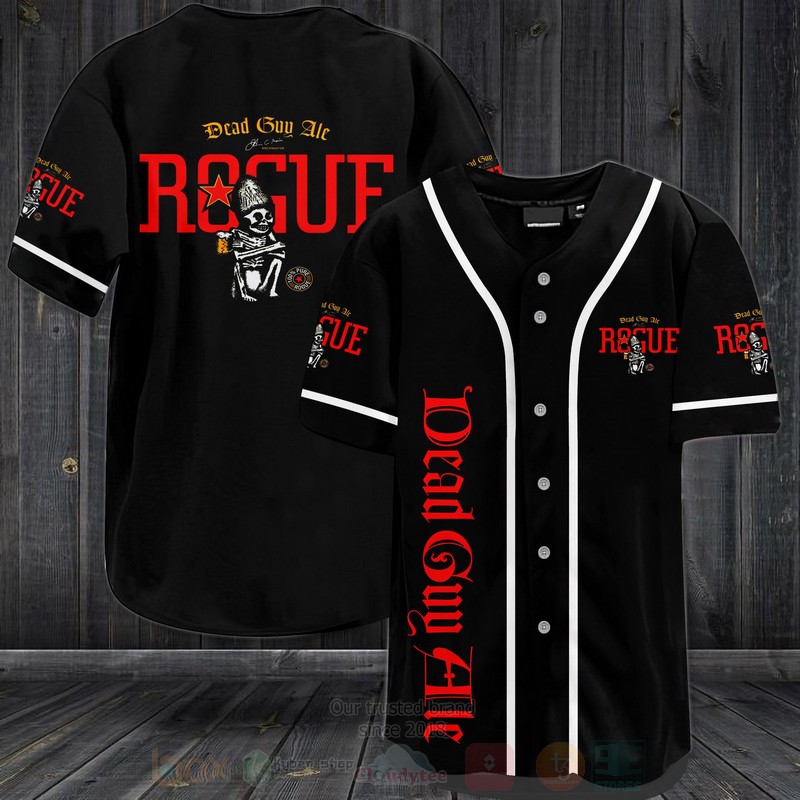 Dead Guy Ale Rogue Baseball Jersey Shirt Dead Guy Ale Rogue Baseball Jersey Shirt