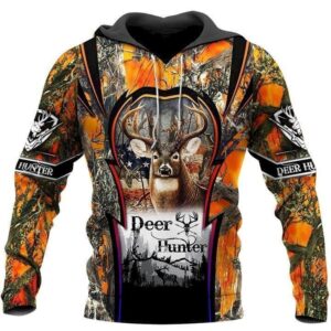 Deer Hunter Forest For Hunting Lover Pullover And Zippered Hoodies Custom 3D Bud Light Graphic Printed 3D Hoodie All Over Print Hoodie For Men For Women - 2c6e5dae1c50